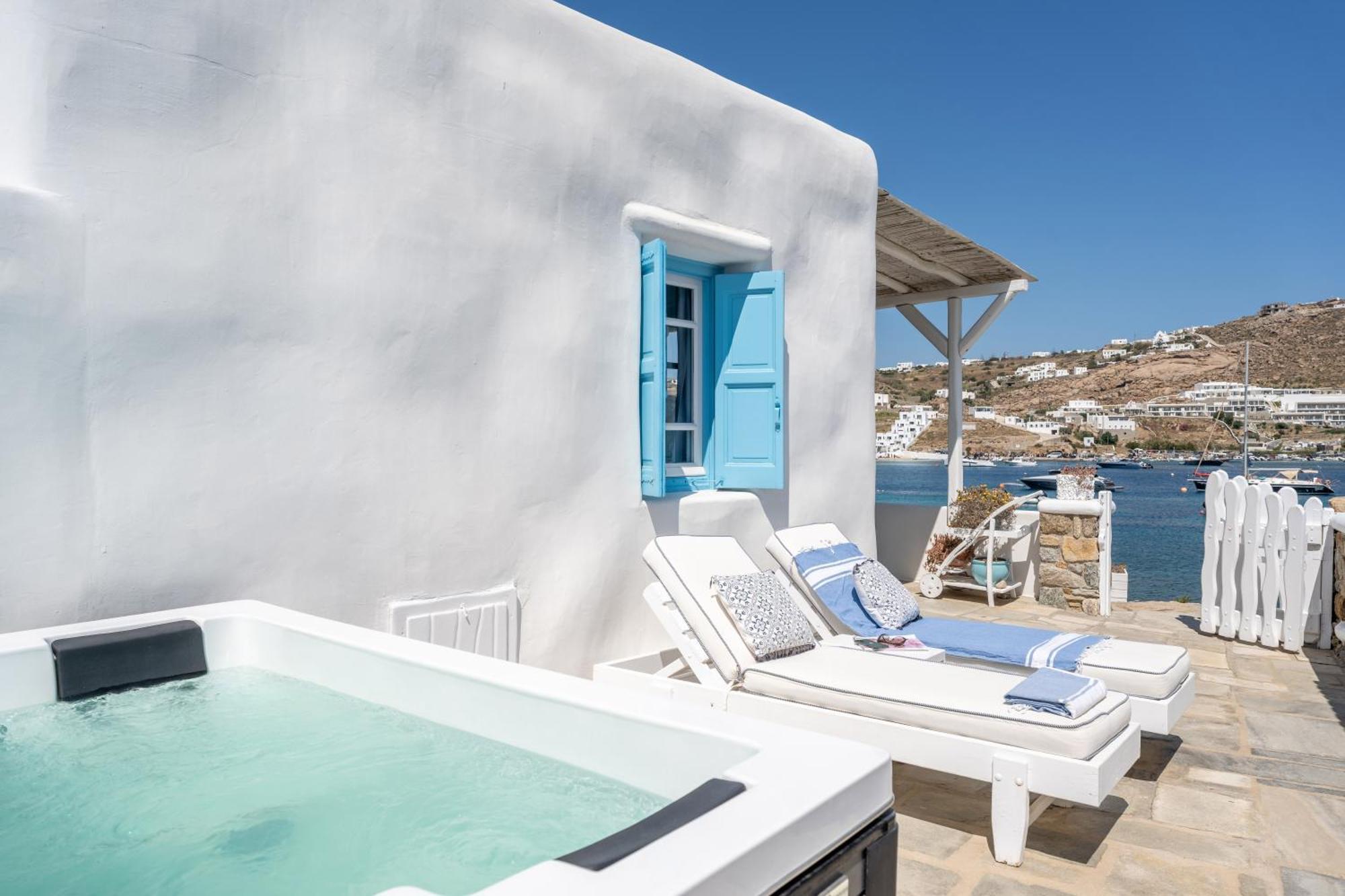 Vila Luxury Sea House By Blue Waters Mykonos Ornos  Exteriér fotografie
