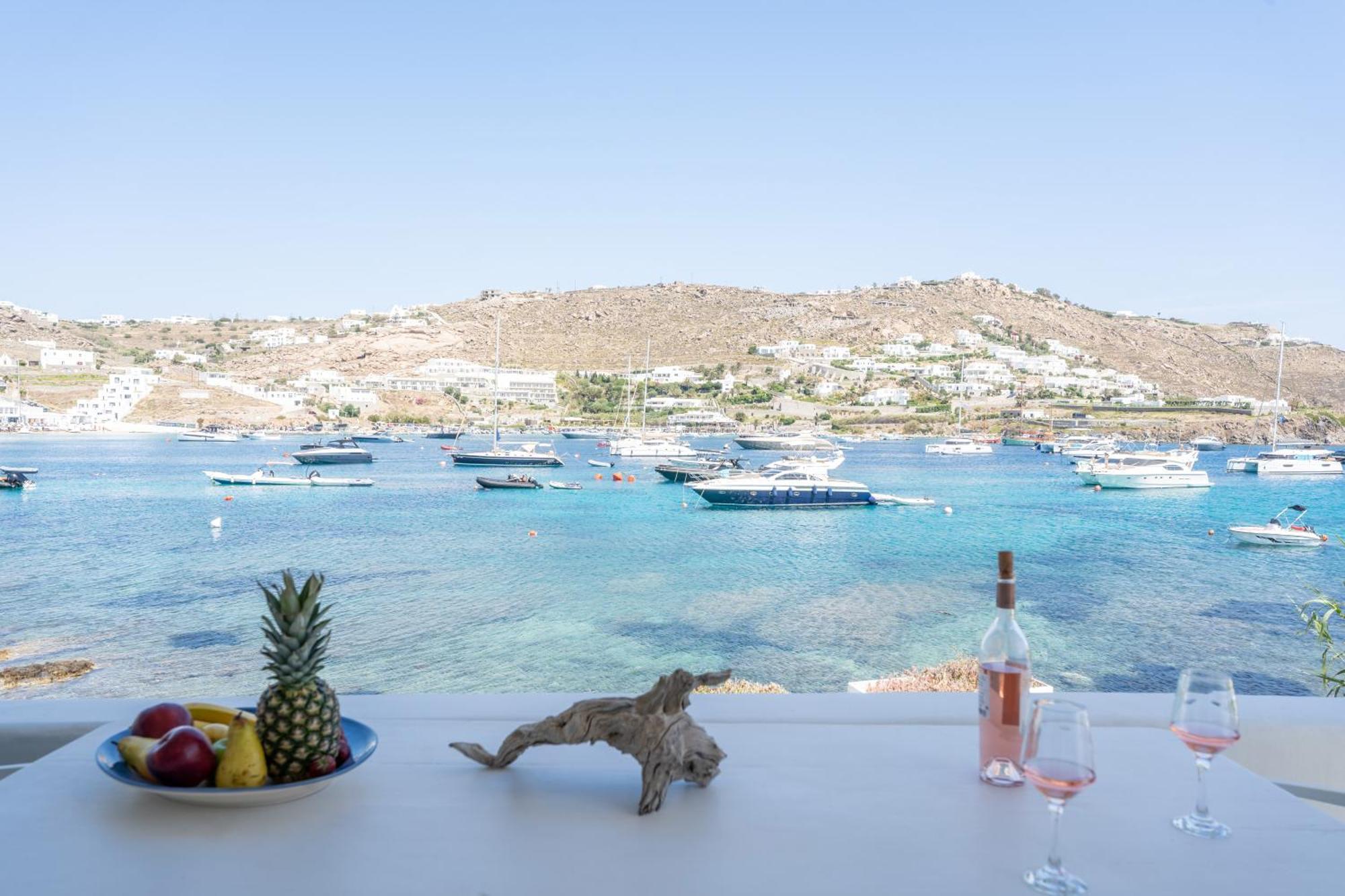 Vila Luxury Sea House By Blue Waters Mykonos Ornos  Exteriér fotografie
