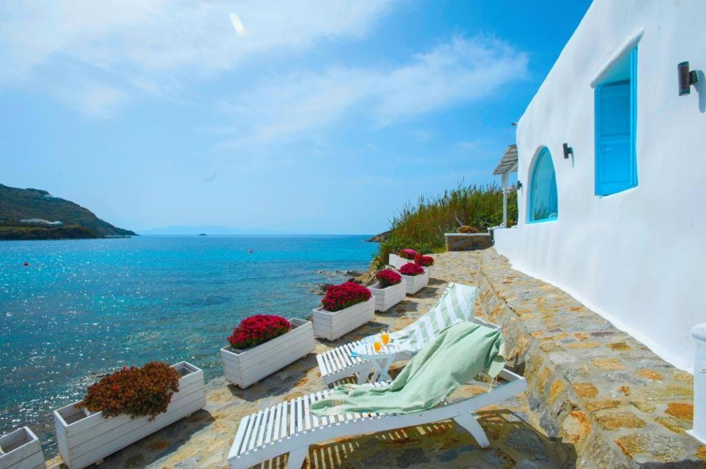 Vila Luxury Sea House By Blue Waters Mykonos Ornos  Exteriér fotografie